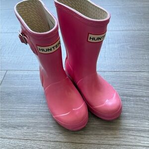 Hunter Vibrant Pink Waterproof Boots